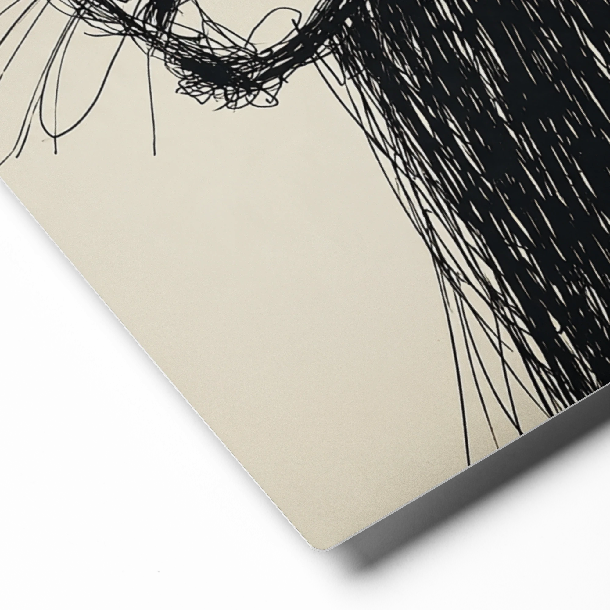 Scribbled Lion Portrait | Art Print