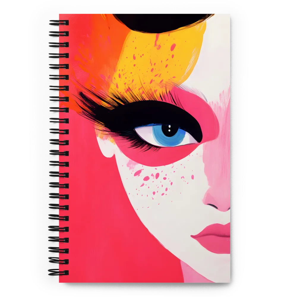 Colorful Gaze 
 Spiral Notebook | 140 pages