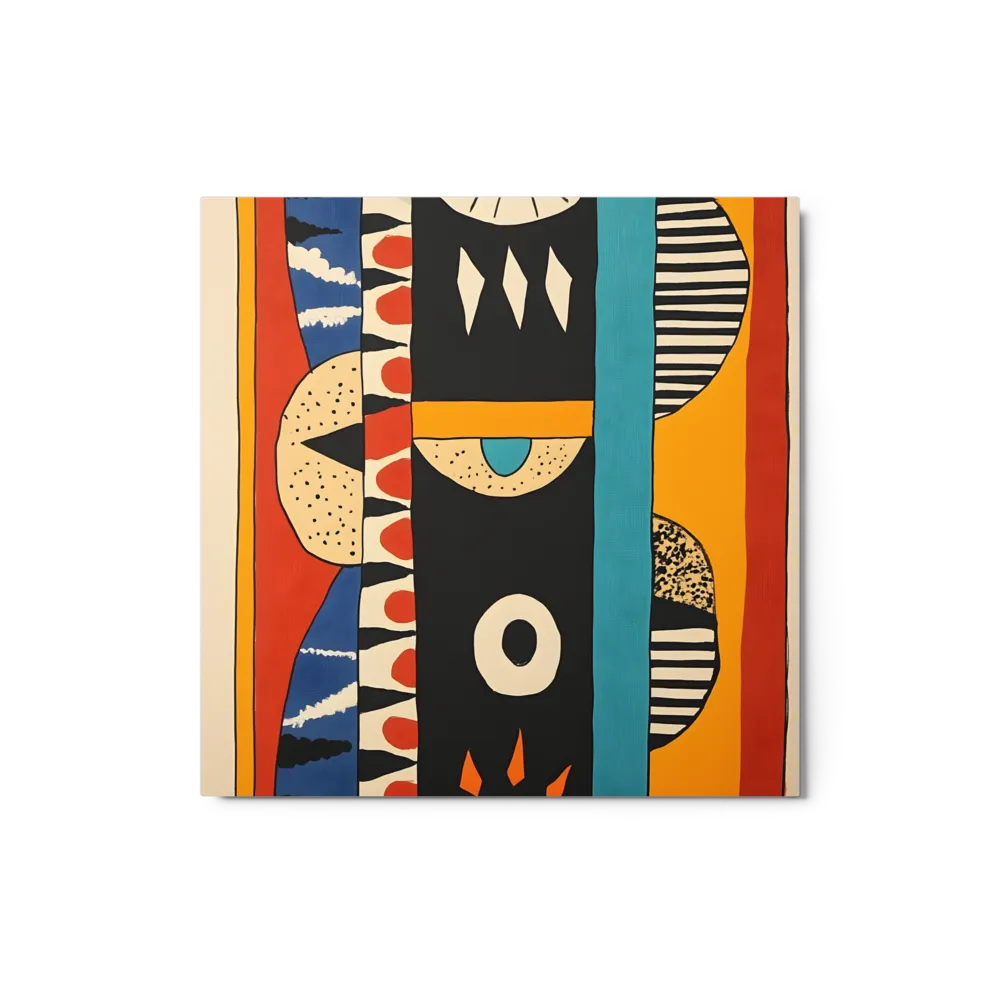 Vivid Tribal Abstraction 
 Canvas | 36″x 36″