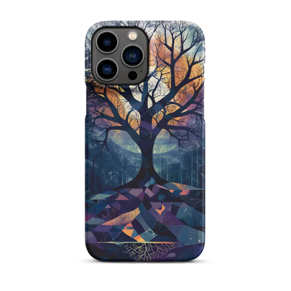 Surreal Digital Tree in Forest | Phone Case