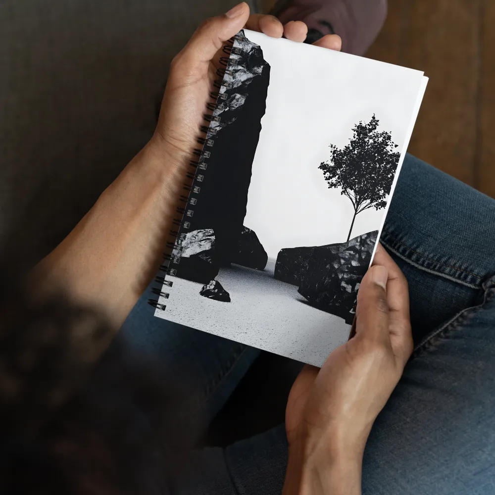 Stark Zen Garden 
 Spiral Notebook | 140 pages