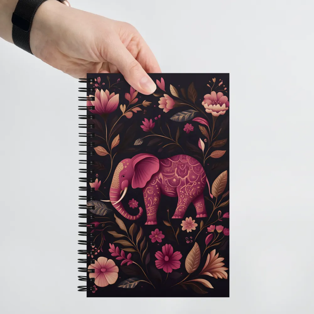 Elephant in Bloom 
 Spiral Notebook | 140 pages