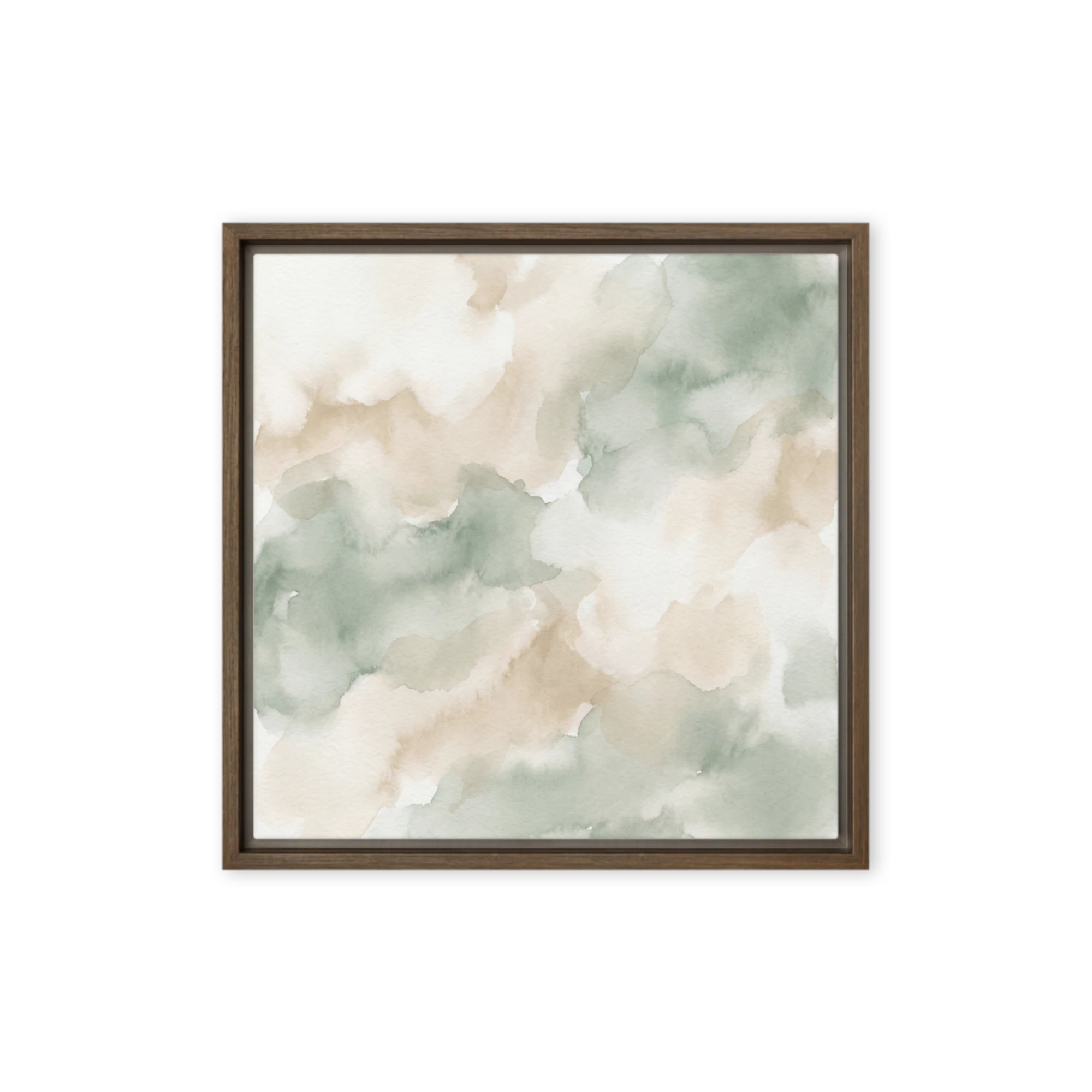 Ethereal Green and Beige Wash