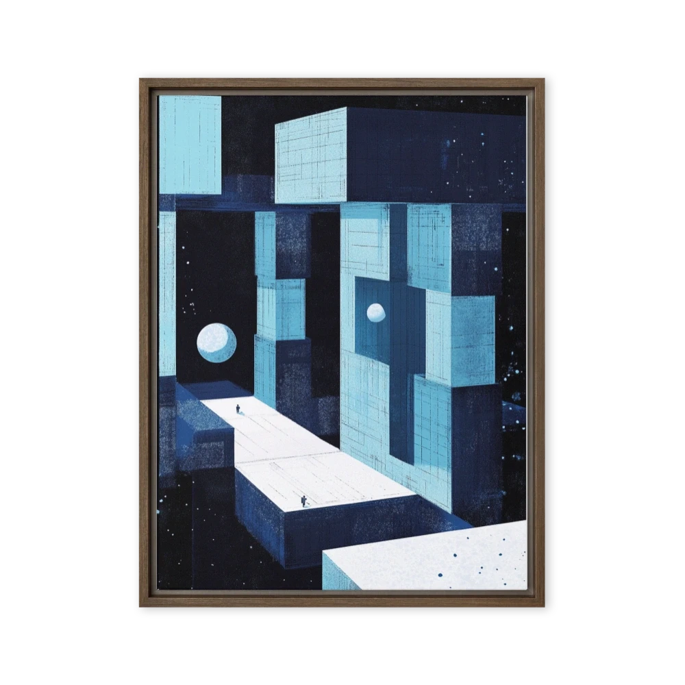 Voyage Through Blue Cubes