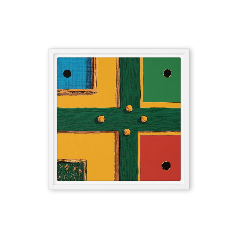 Grid Composition in Color | Art Print