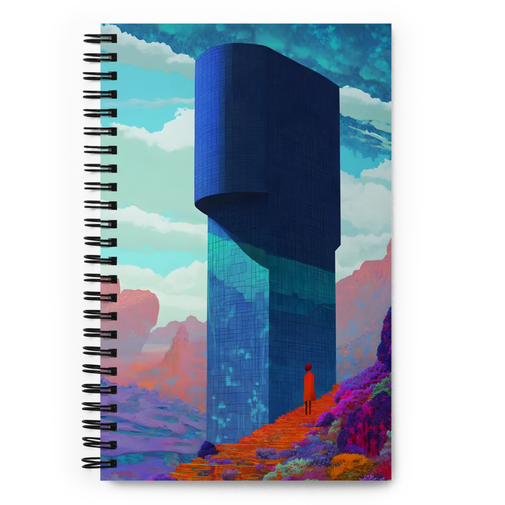Ascent to the Azure Monolith 
 Spiral Notebook | 140 pages