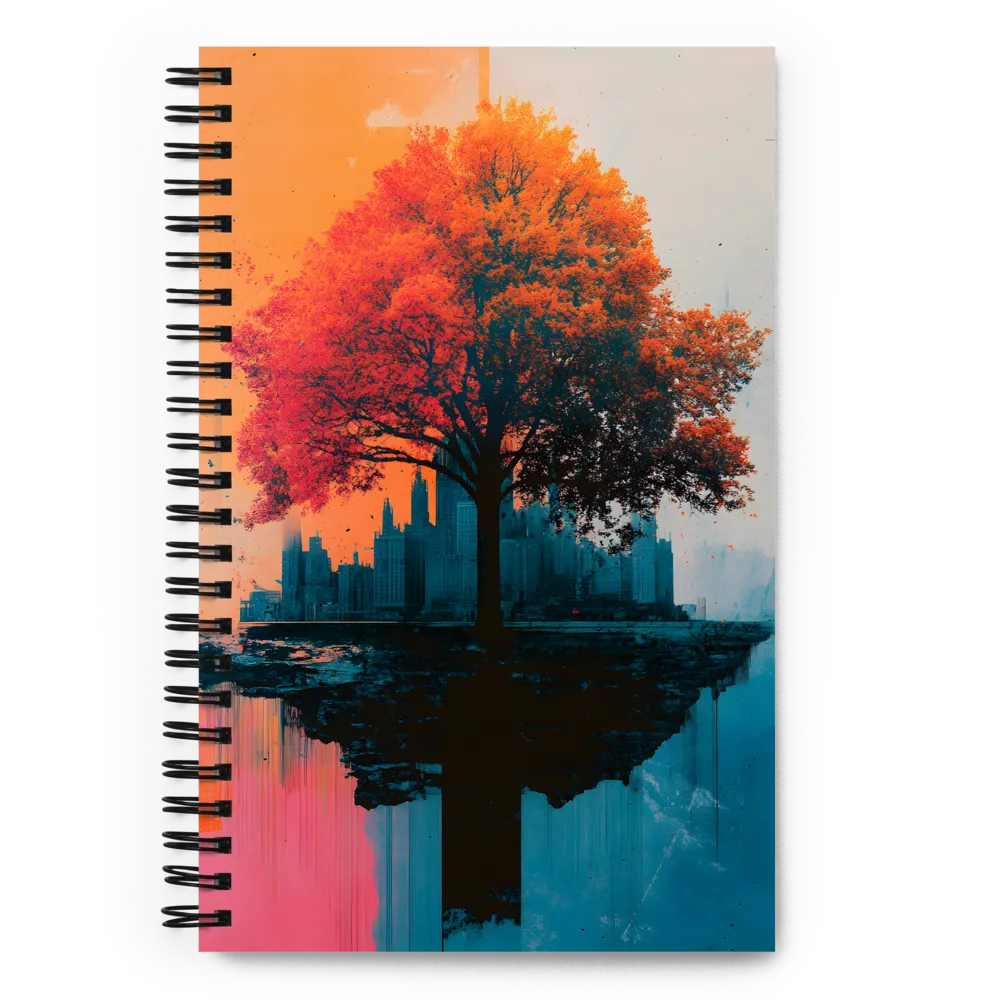 Urban Canopy Mirage 
 Spiral Notebook | 140 pages
