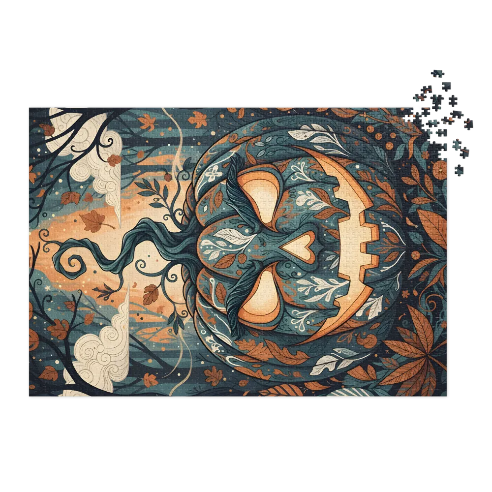 Ornate Jack-o'-Lantern | Jigsaw Puzzles