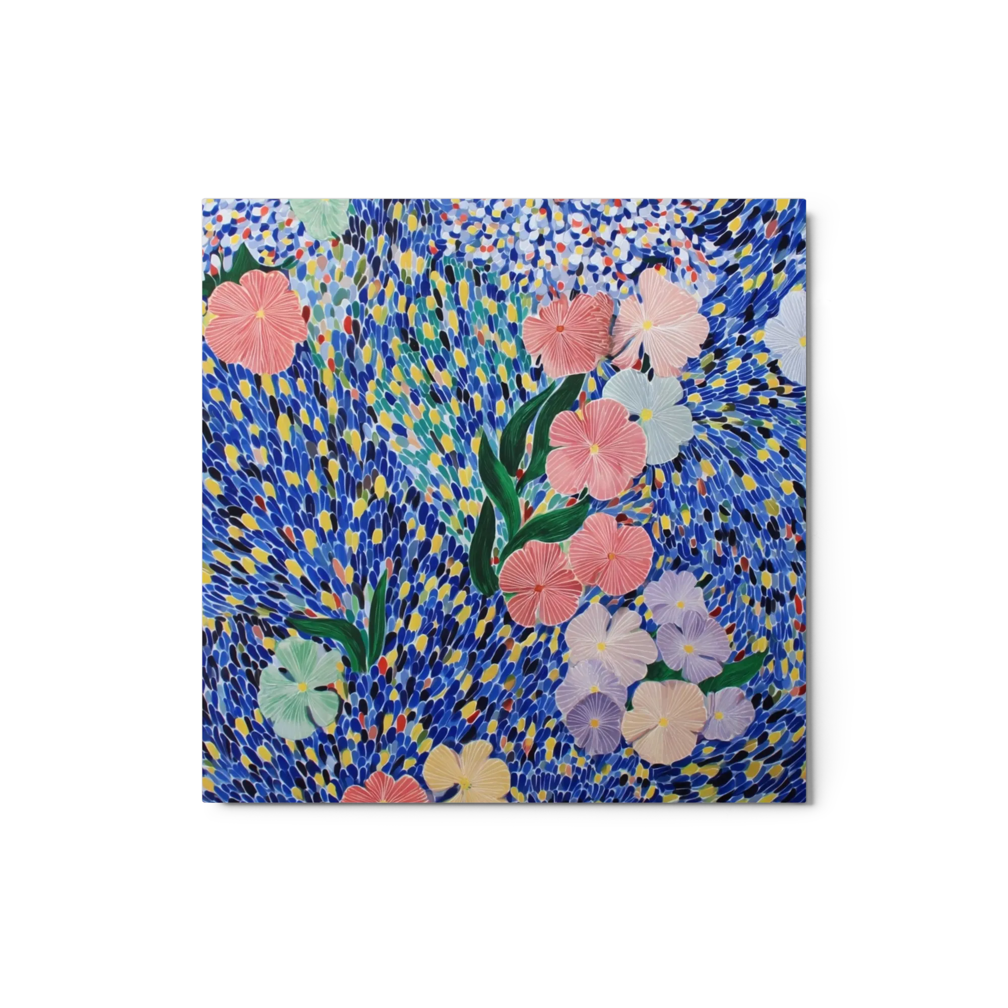 Pointillist Garden of Blossoms