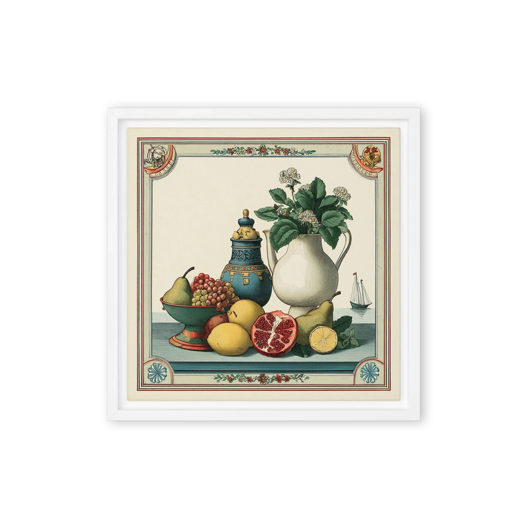 Classical Fruit Still Life | Art Print
