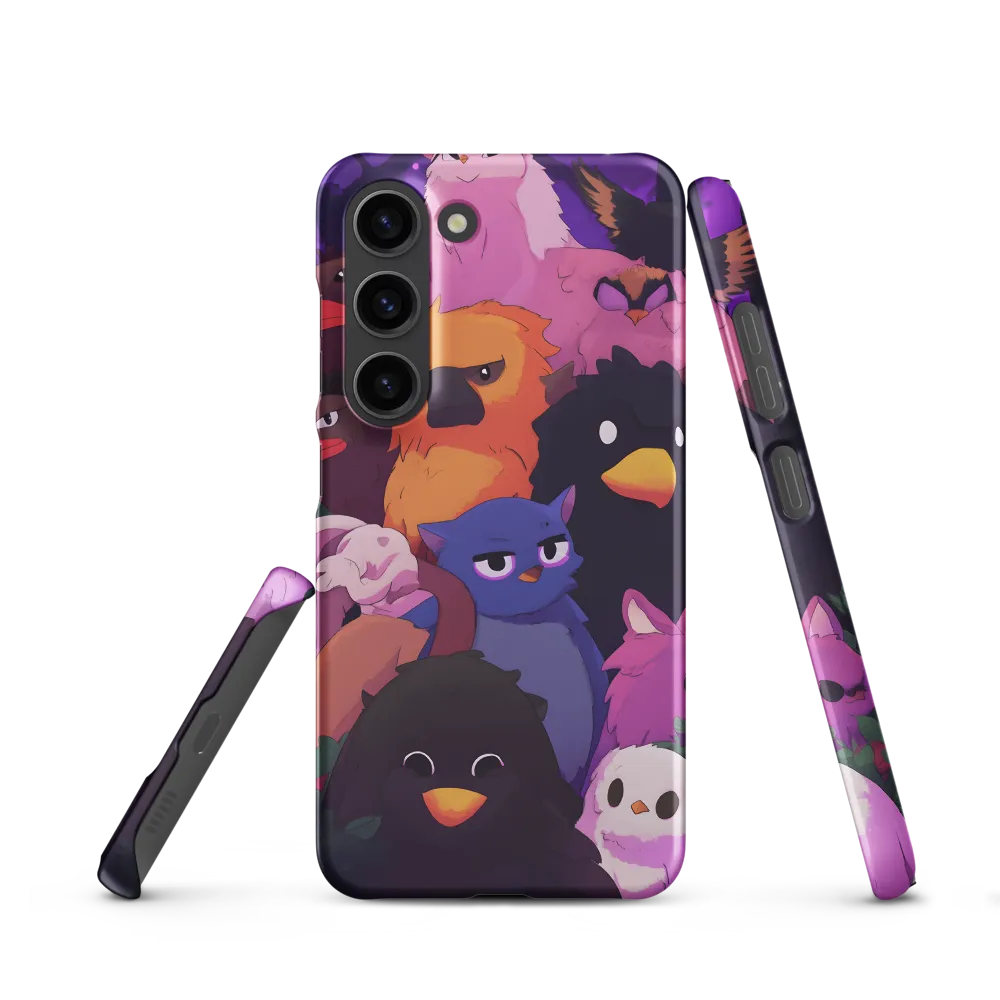 Colorful Cartoon Birds and Fantasy Creatures | Phone Case