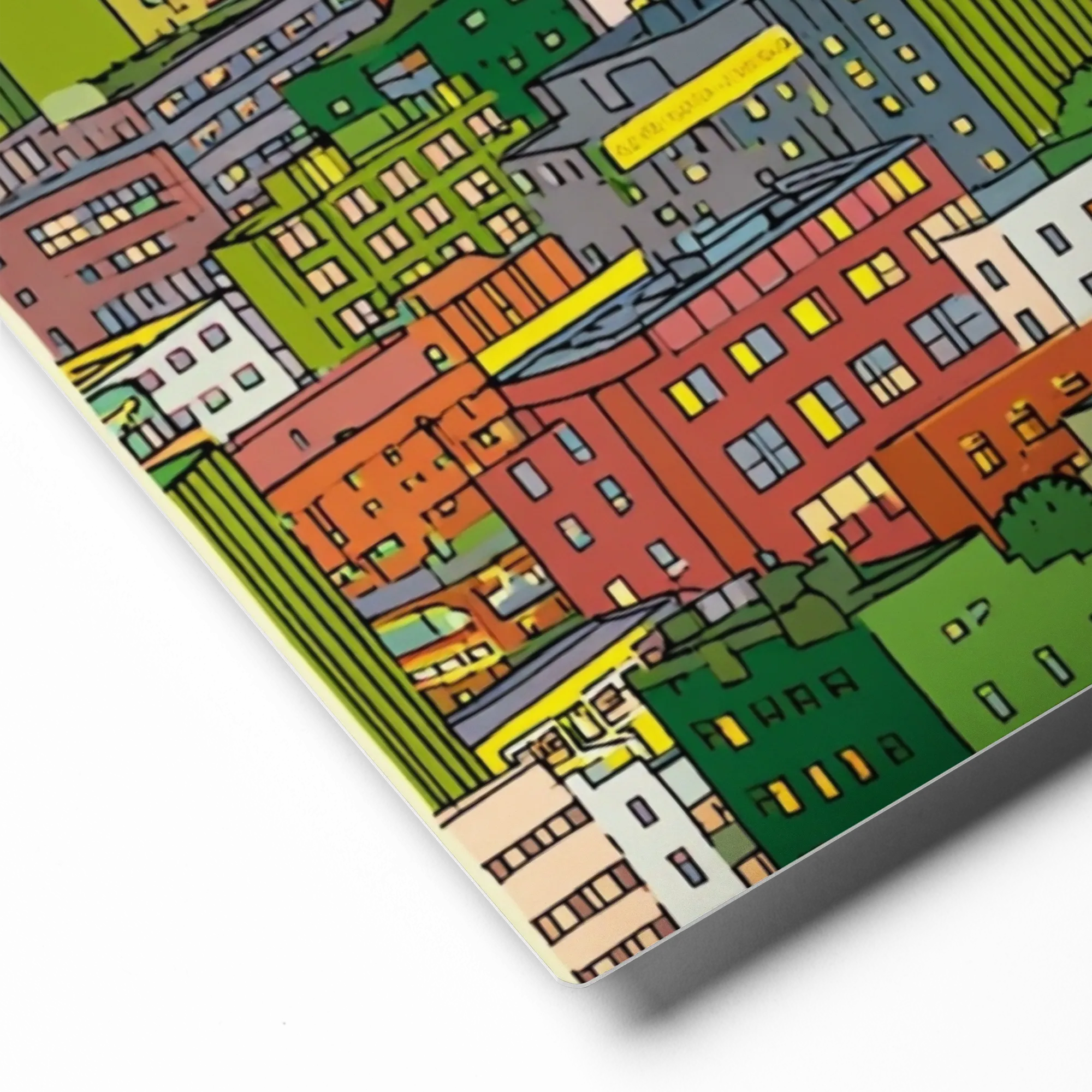 Metropolitan Mosaic 
 Canvas | 8″x 8″