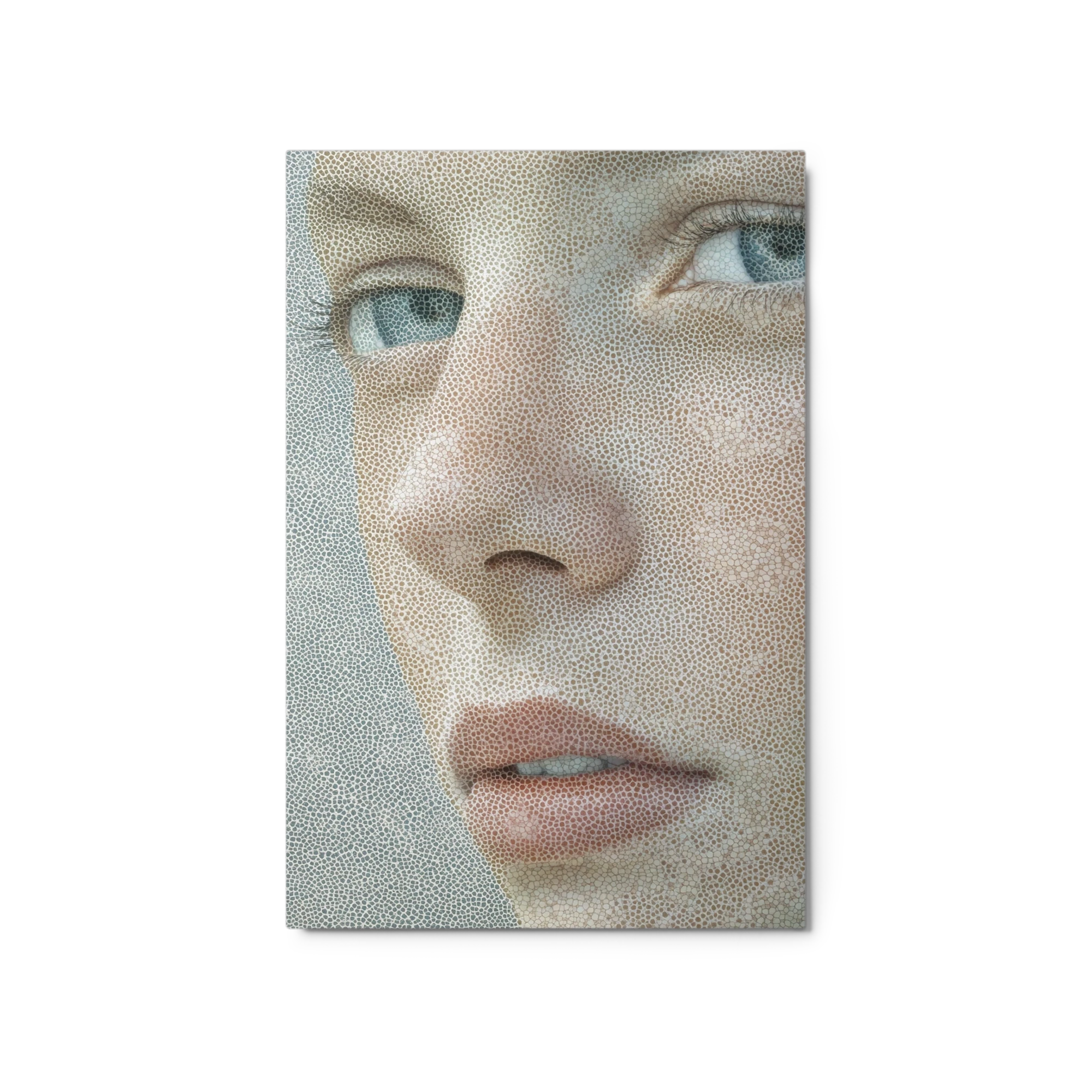 Pointillist Portrait of a Face