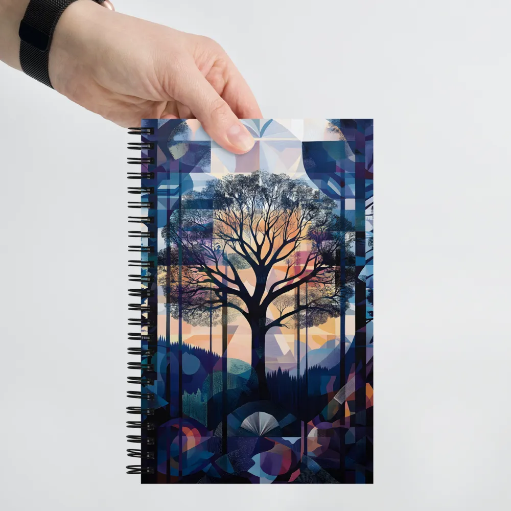 Stained Glass Forest 
 Spiral Notebook | 140 pages