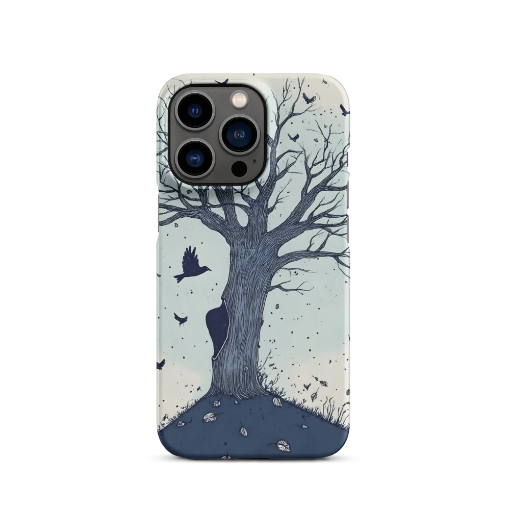 Tree and Birds Illustration | Phone Case