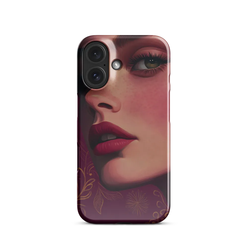 Crimson Gaze 
 iPhone 14 Plus | Snap Case