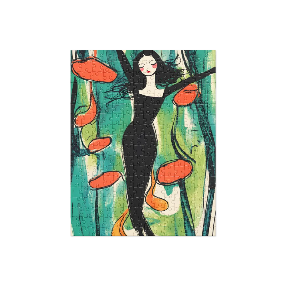 Graceful Abstraction 
 Jigsaw Puzzle in Tin Box