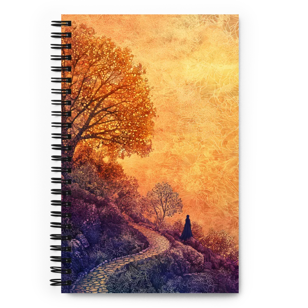 The Wanderer's Golden Path 
 Spiral Notebook | 140 pages
