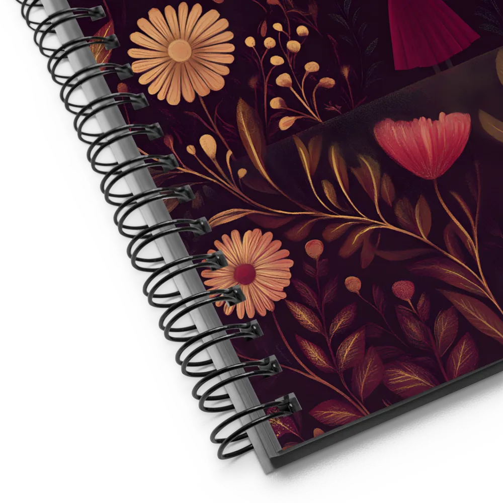 The Floral Enchantress 
 Spiral Notebook | 140 pages