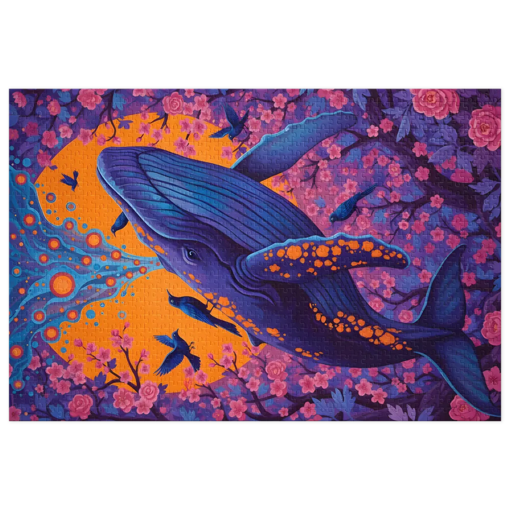 Blooming Whale | Jigsaw Puzzles
