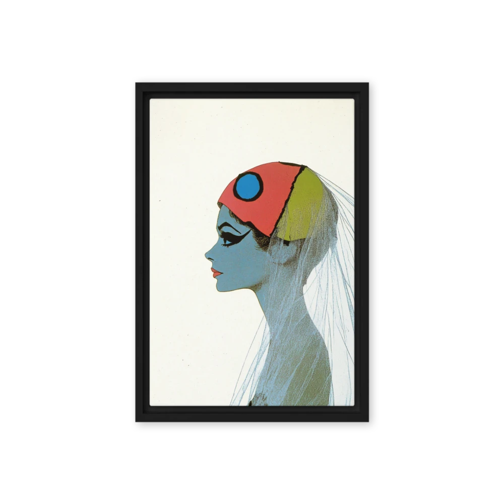 Stylish Profile in Pop Art | Art Print