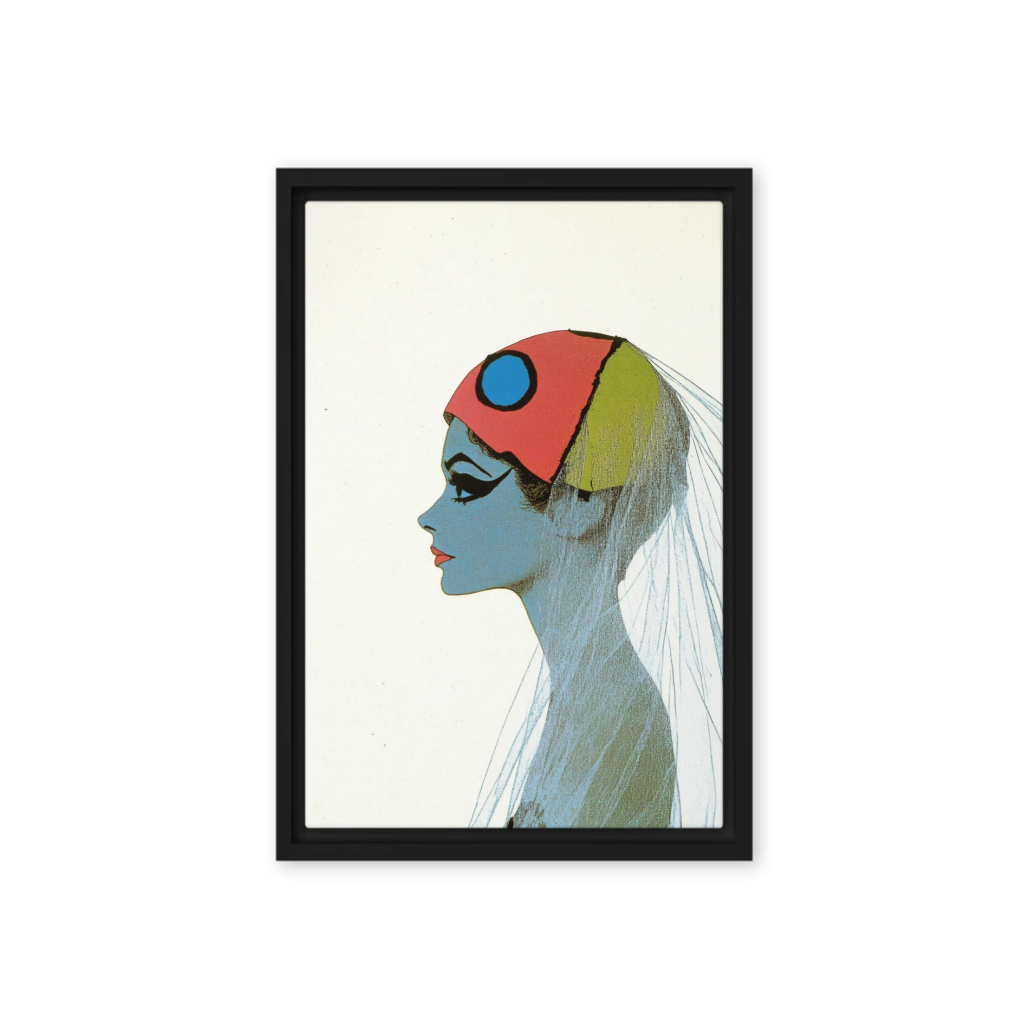 Stylish Profile in Pop Art | Art Print