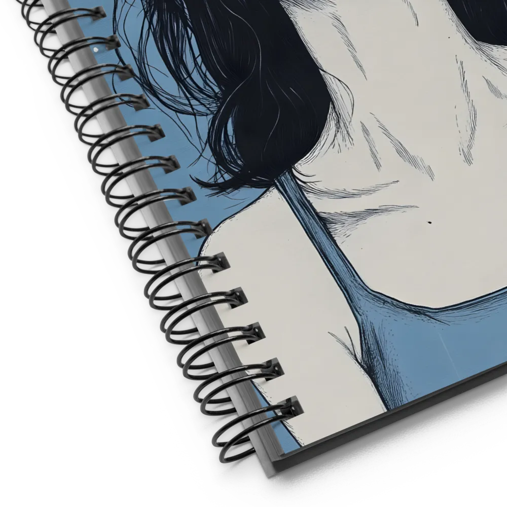 Azure Gaze 
 Spiral Notebook | 140 pages