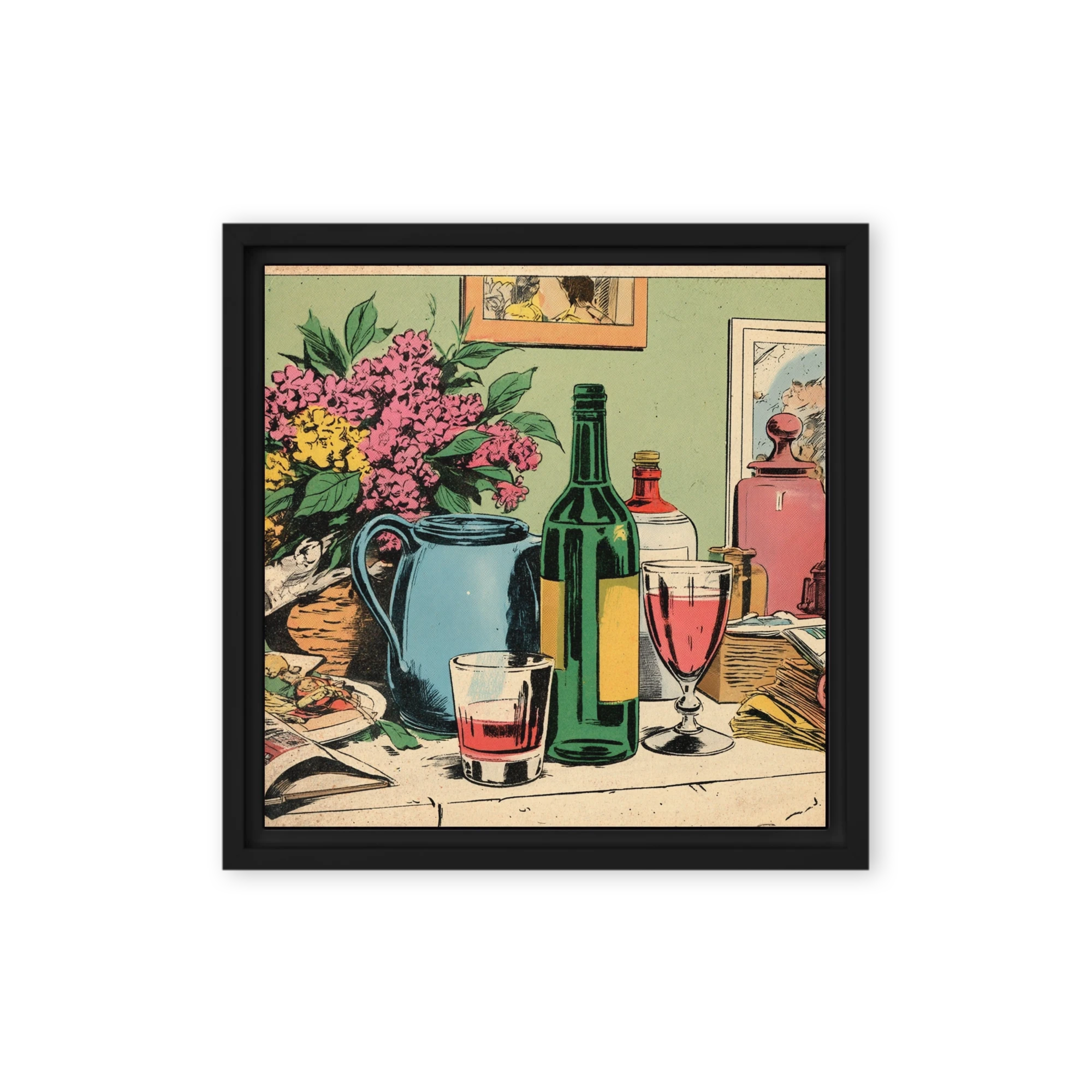 Still Life in Ben-Day Dots