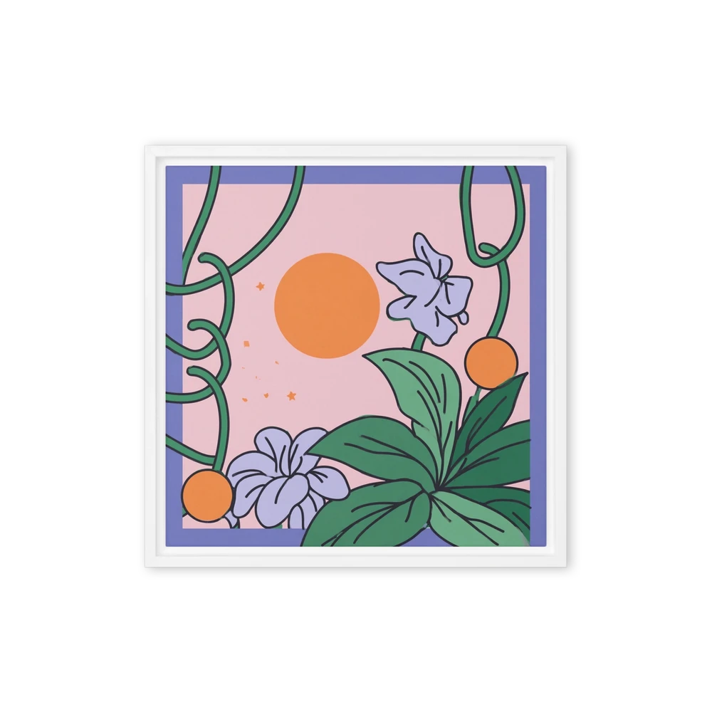 Sunlit Botanical Garden | Art Print