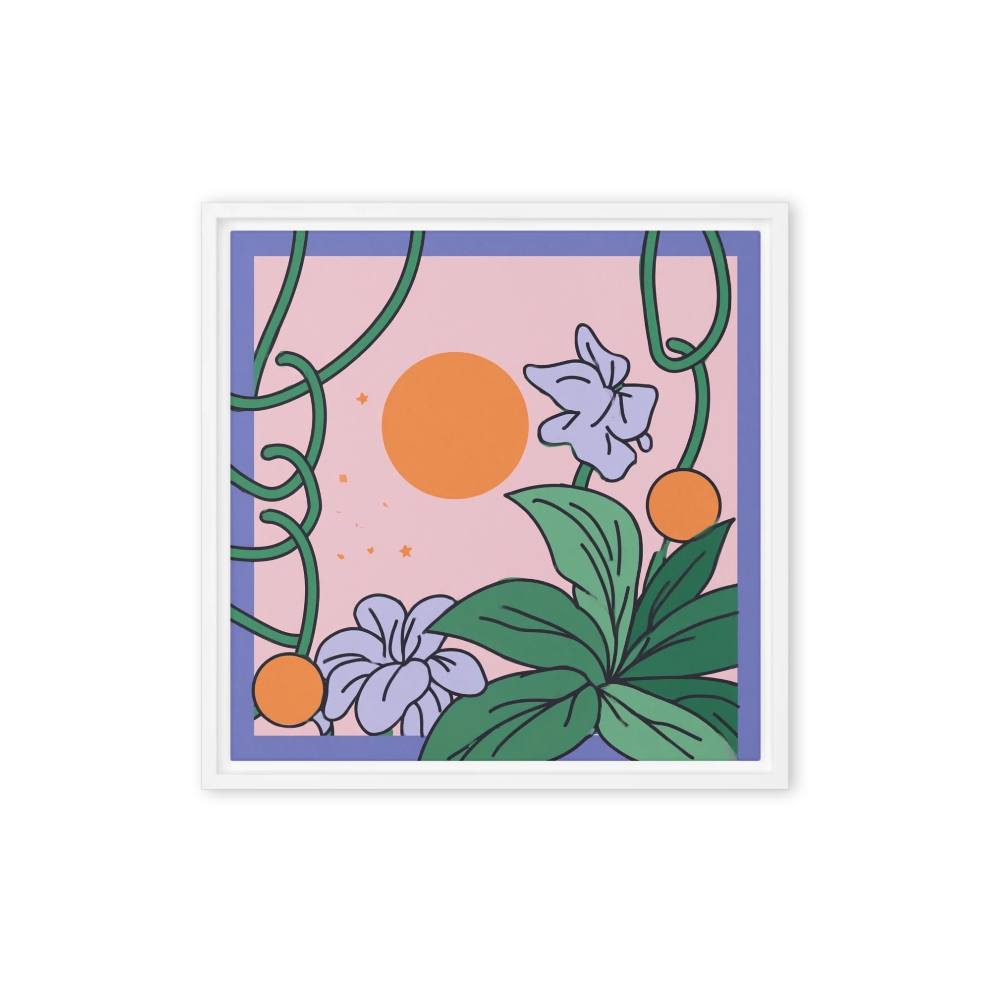 Sunlit Botanical Garden