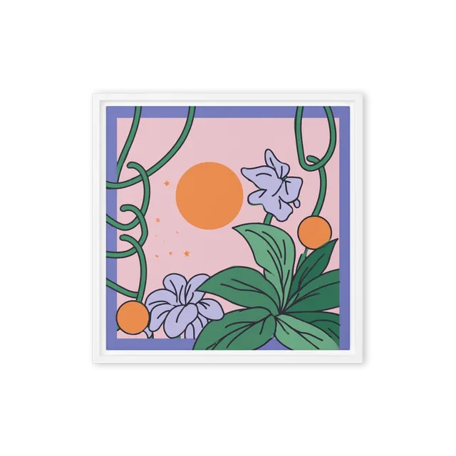 Sunlit Botanical Garden | Art Print