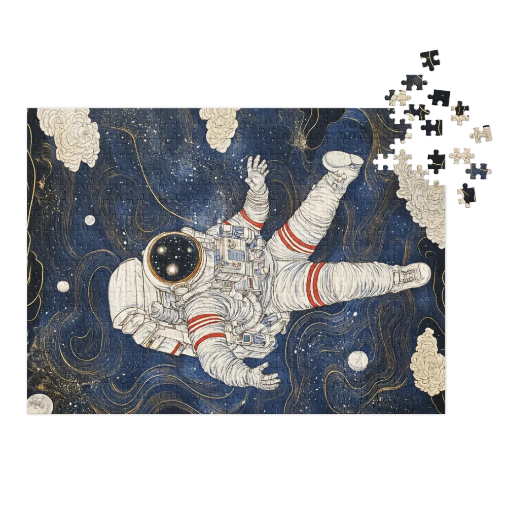 Astronaut Floating in Space