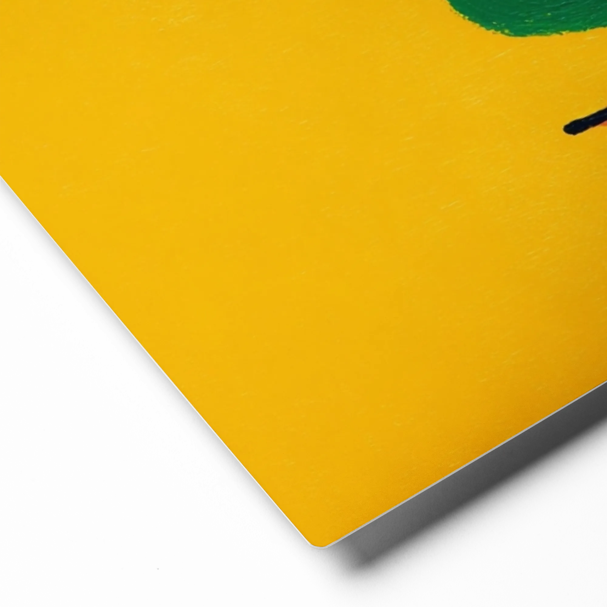 Yellow Abstract Face | Art Print