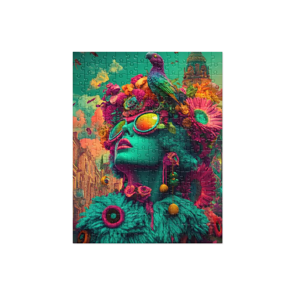 Vibrant Floral Reverie 
 Jigsaw Puzzle