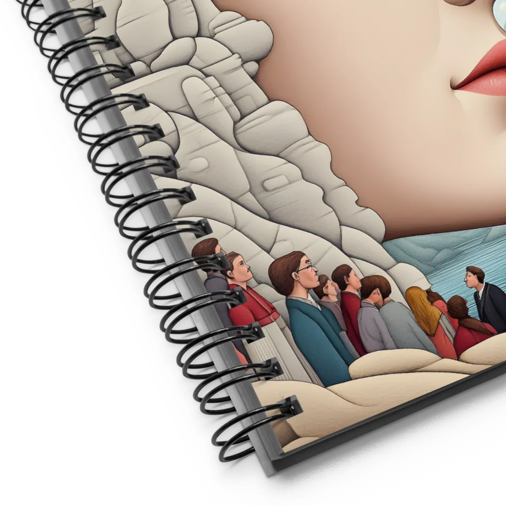 The Mountain's Gaze 
 Spiral Notebook | 140 pages