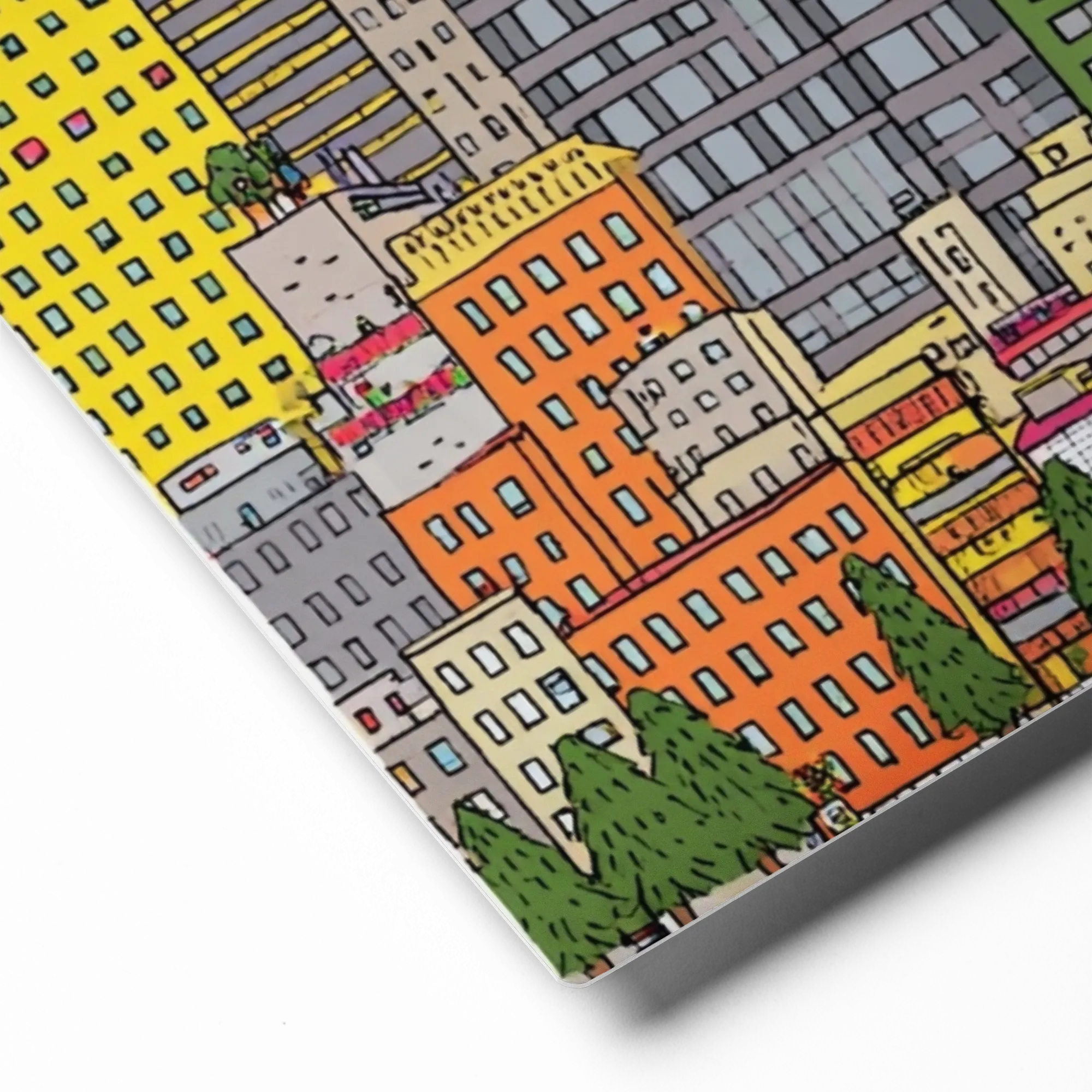 Colorful Tower Blocks | Art Print