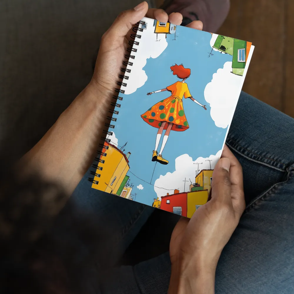 Urban Tightrope Dream 
 Spiral Notebook | 140 pages