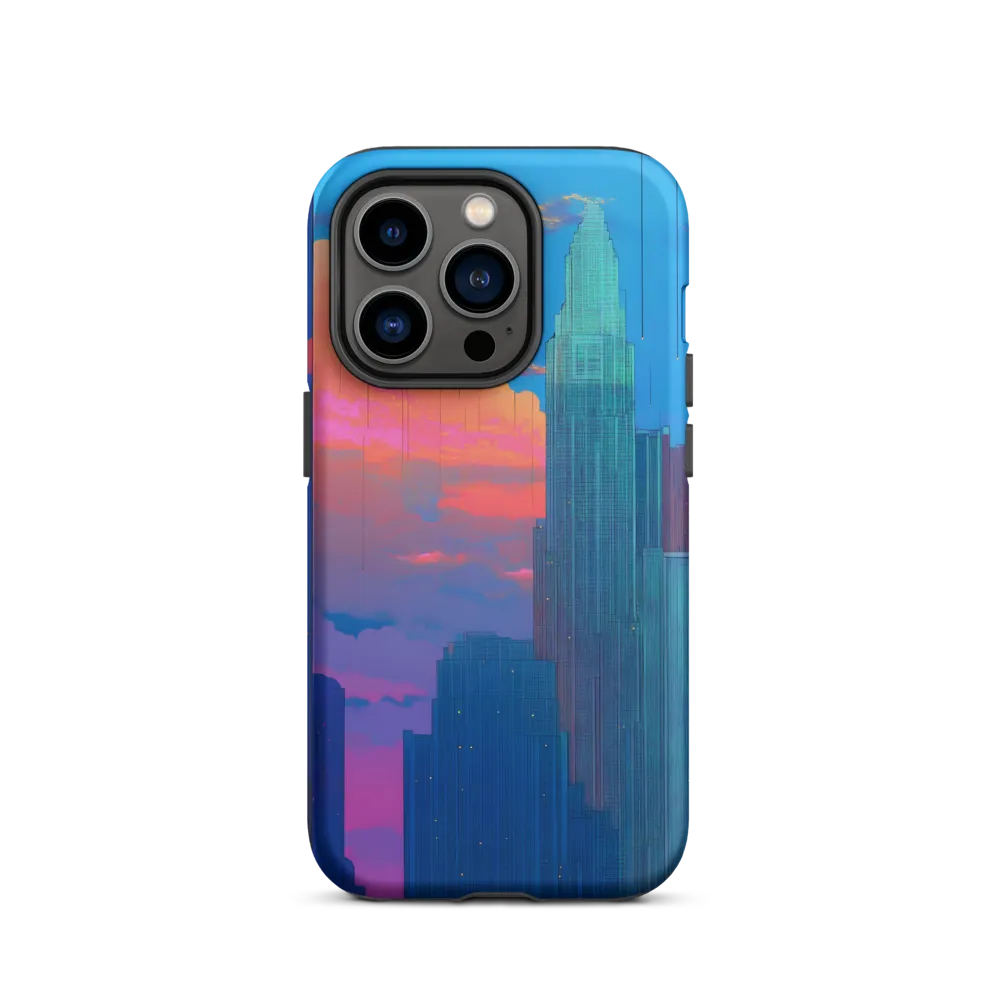 Neon Dusk Horizon | Phone Case