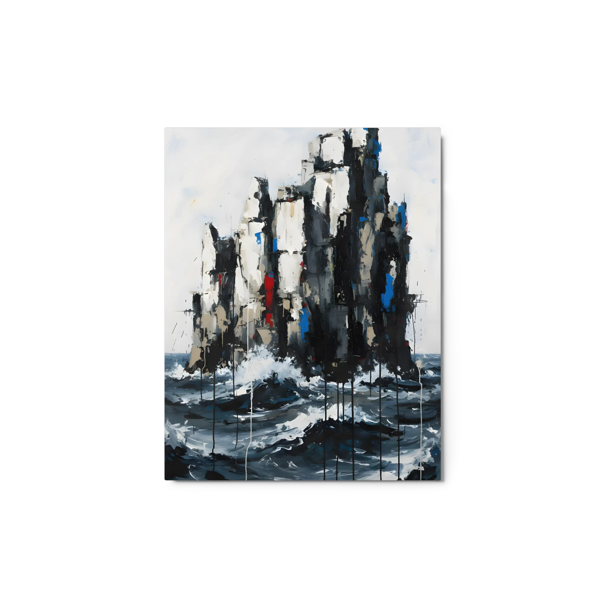 Sea Stack Study 
 Canvas with Black Frame