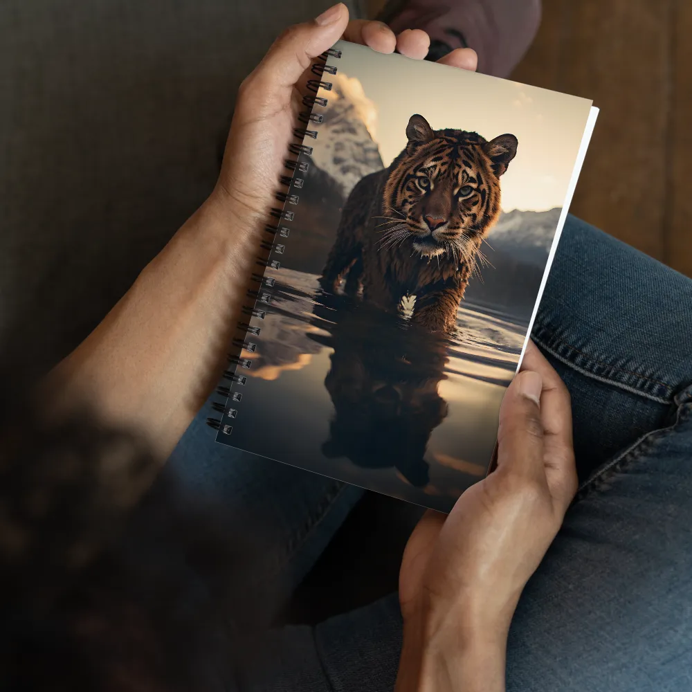Majestic Reflection: The Tiger's Domain