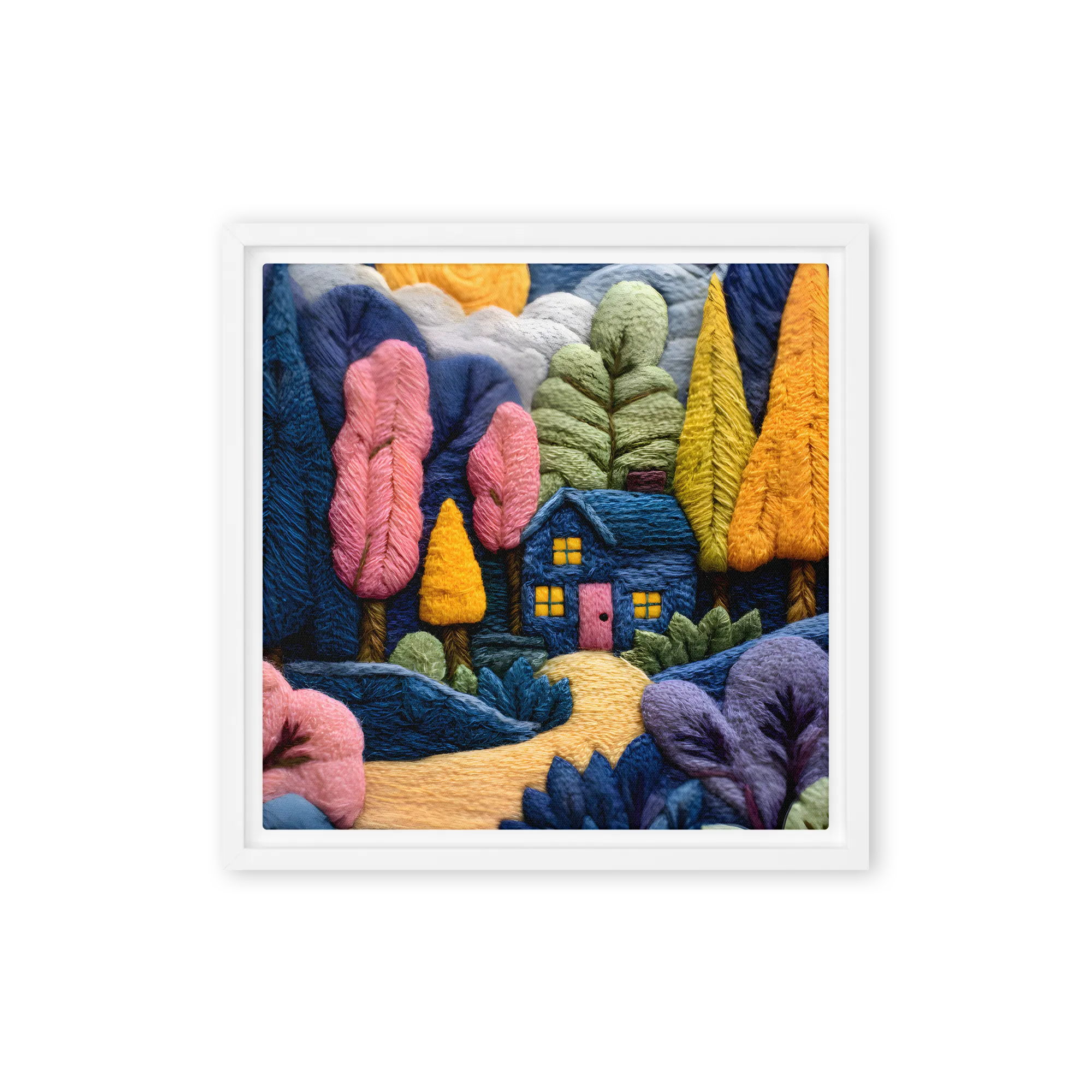 Cozy Embroidered Woodland
