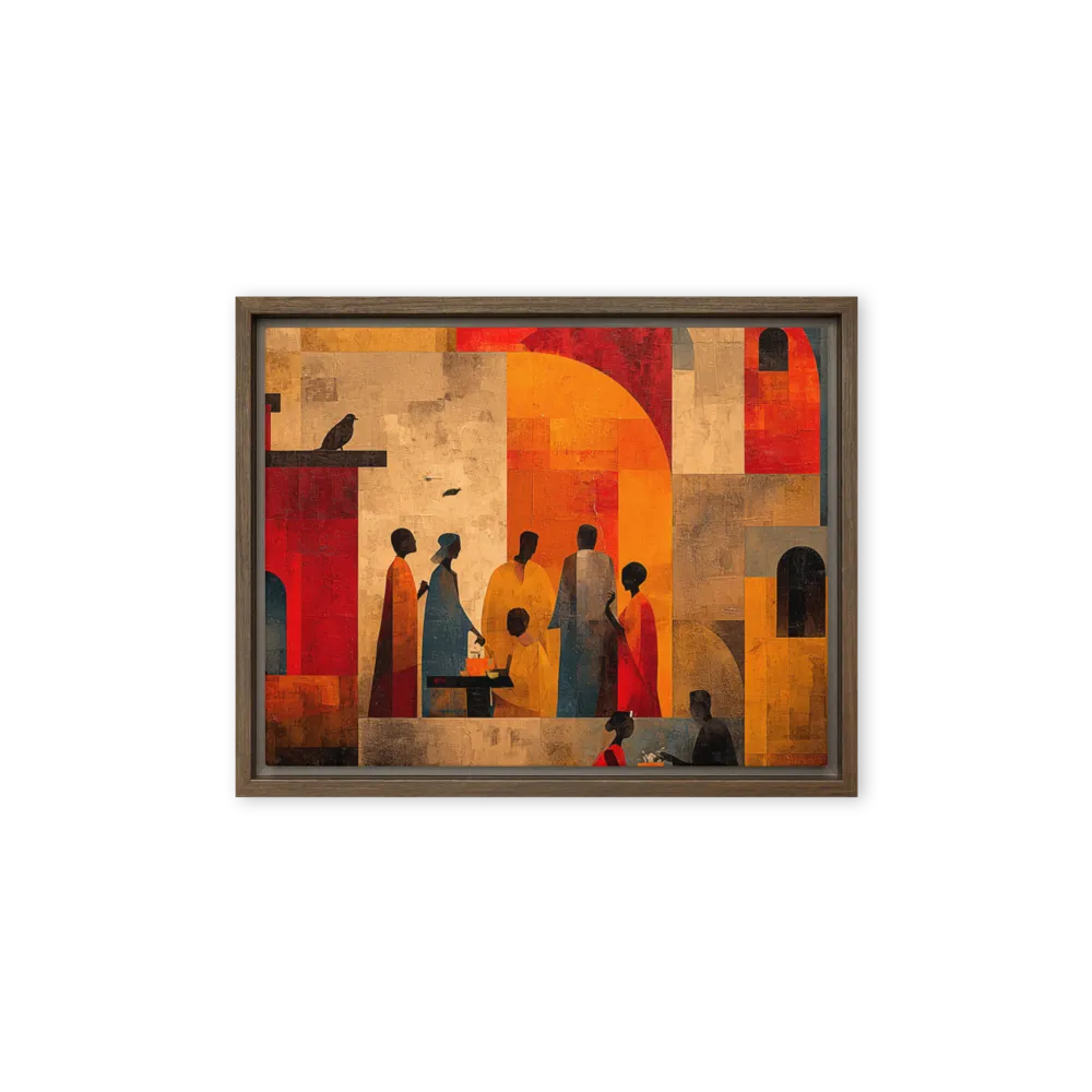 The Village Gathering 
 Canvas | 16″x 20″