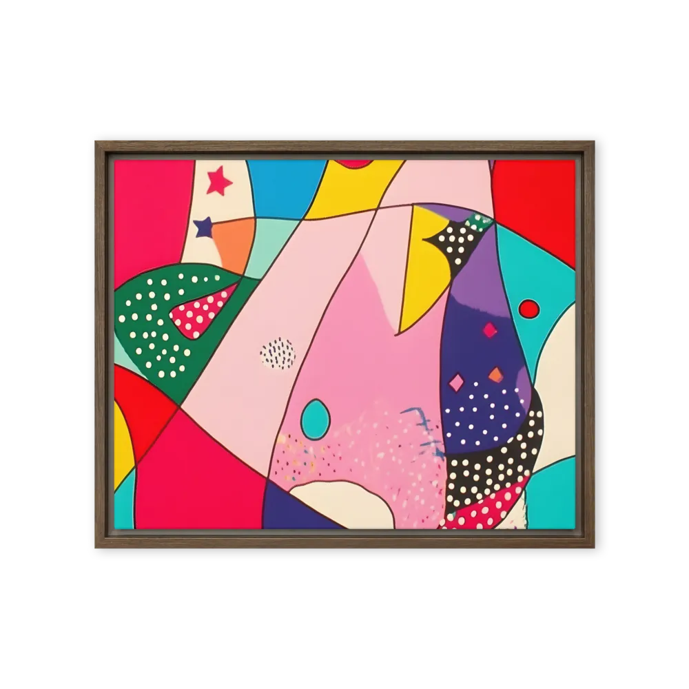 Playful Abstract Composition 
 Canvas | 18″x 18″