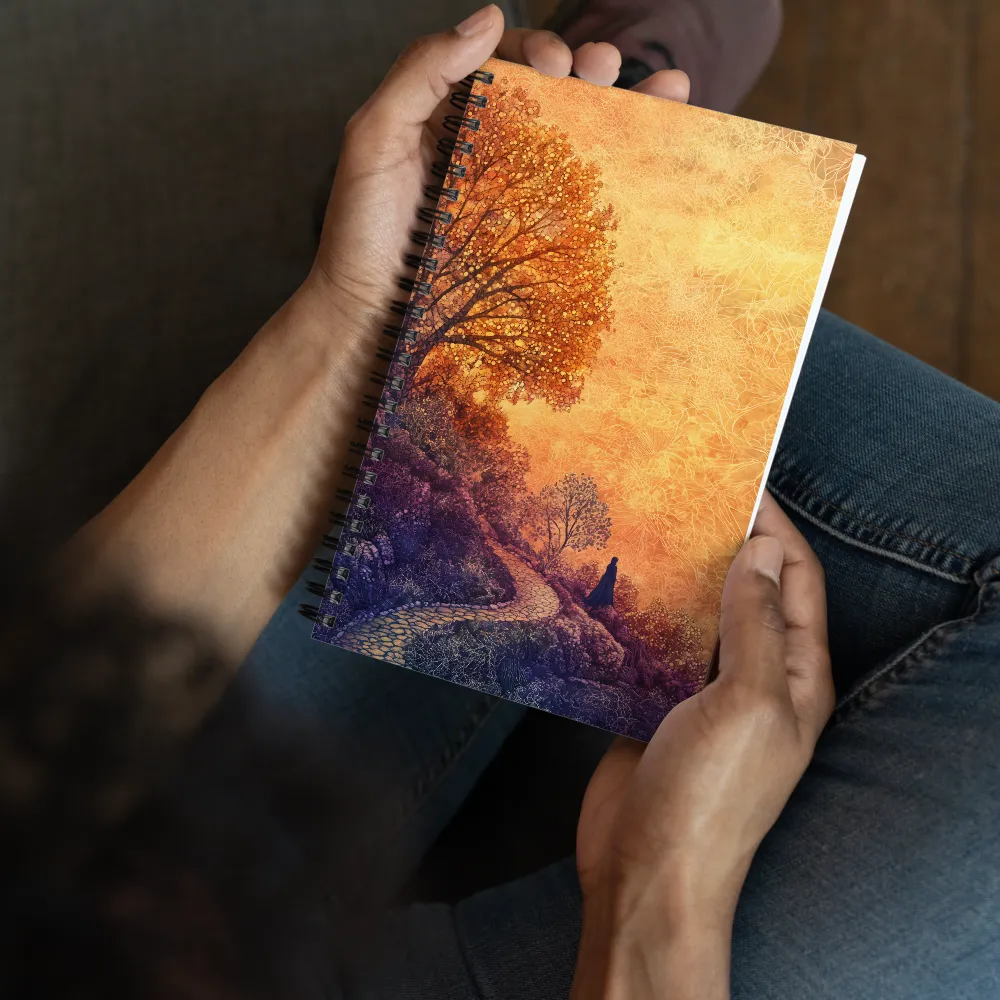The Wanderer's Golden Path 
 Spiral Notebook | 140 pages