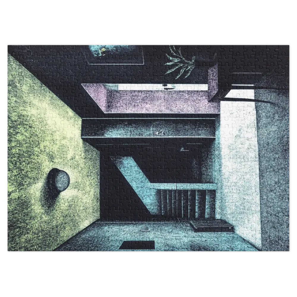The Quiet Corridor 
 Jigsaw Puzzle in Tin Box