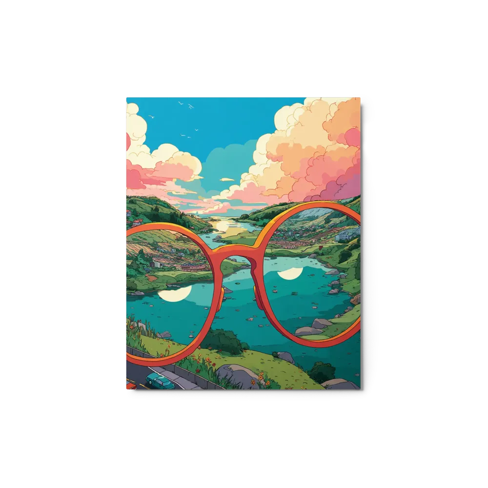 Colorful Glasses Landscape | Art Print