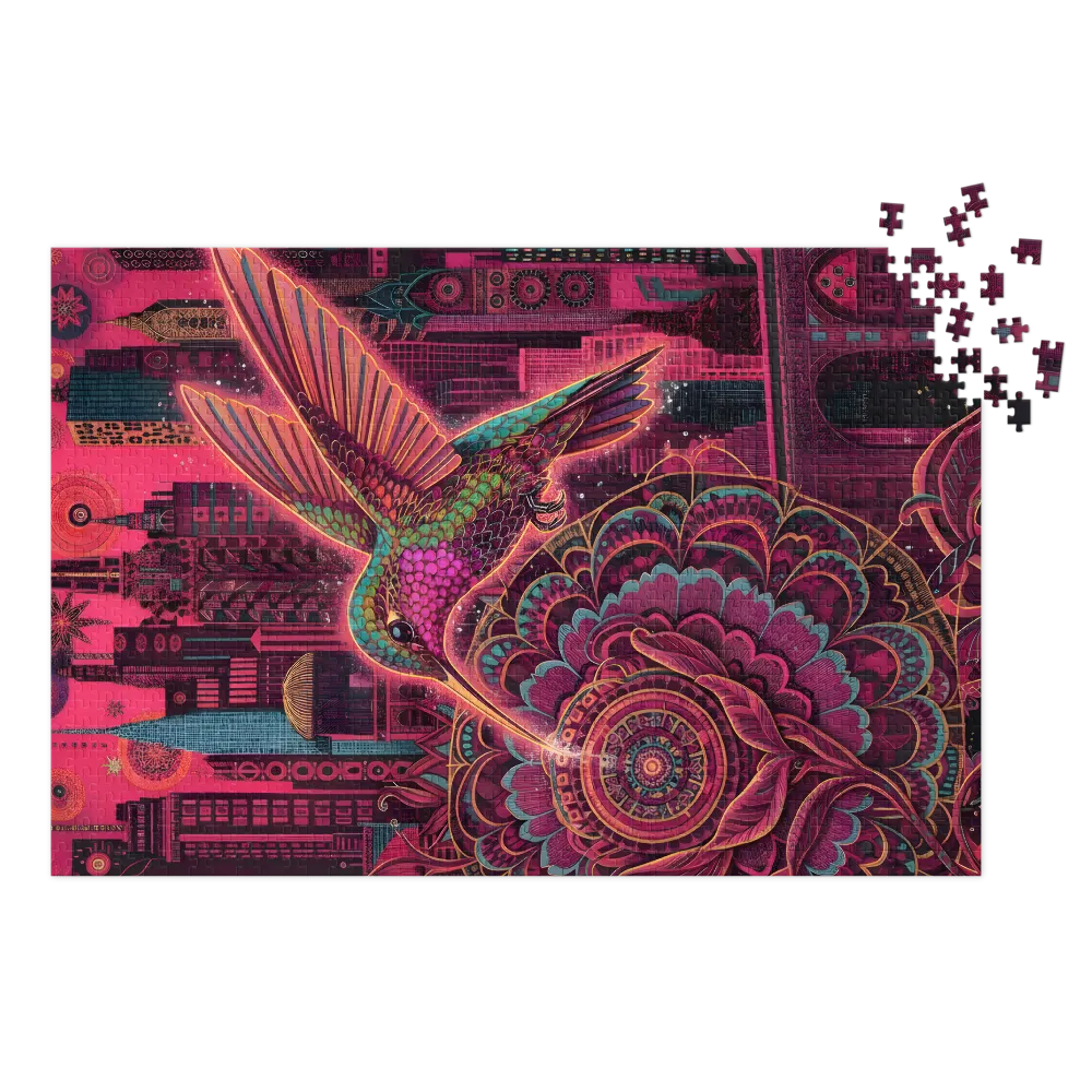 Mandala Hummingbird | Jigsaw Puzzles