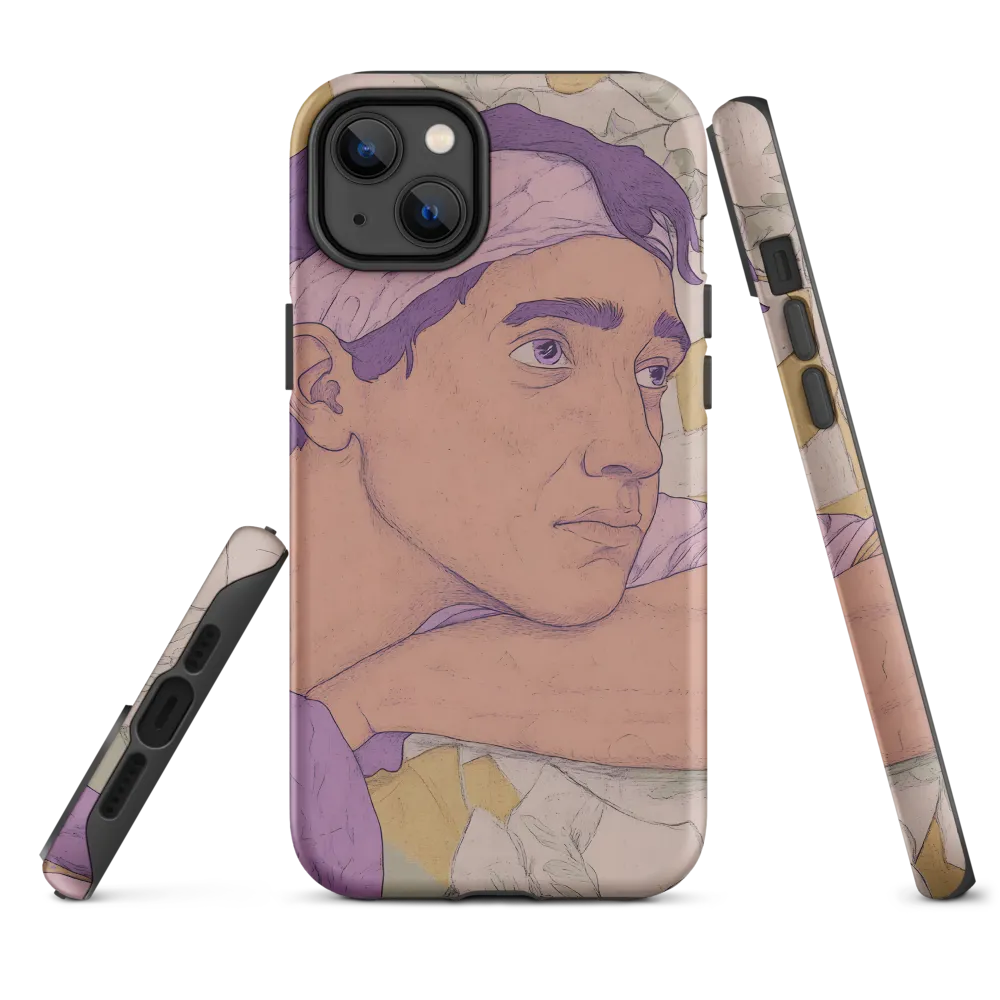 Thoughtful Man Portrait | Phone Case