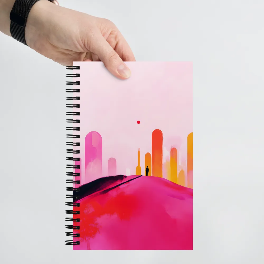 Urban Dreamscape Wanderer 
 Spiral Notebook | 140 pages