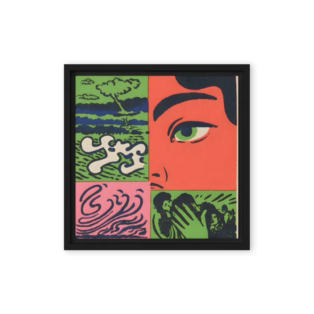 Quadriptych of Perception 
 Canvas | 8″x 8″